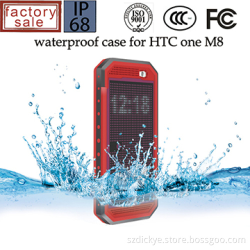 Waterproof Dirt-Proof Shock-Proof Case, Factory Supply for HTC1-M8
